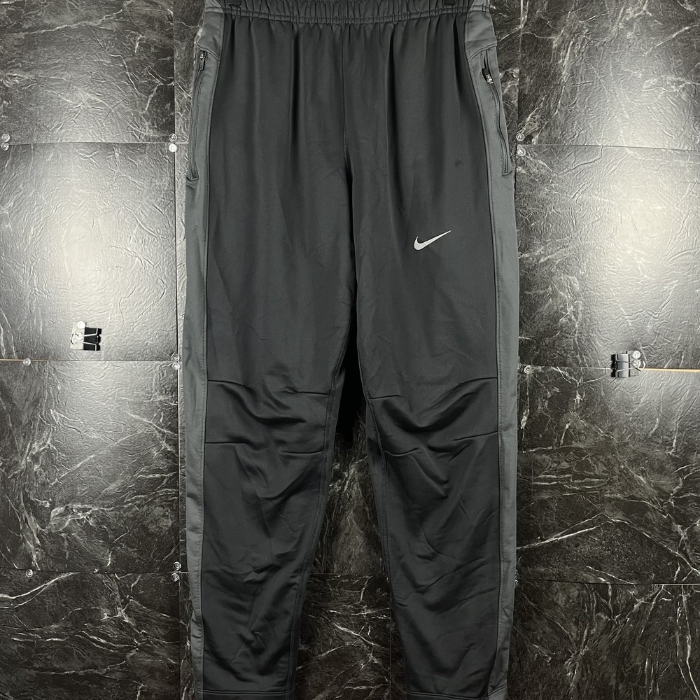Nike Men's Black Dri-Fit Track Pants Large